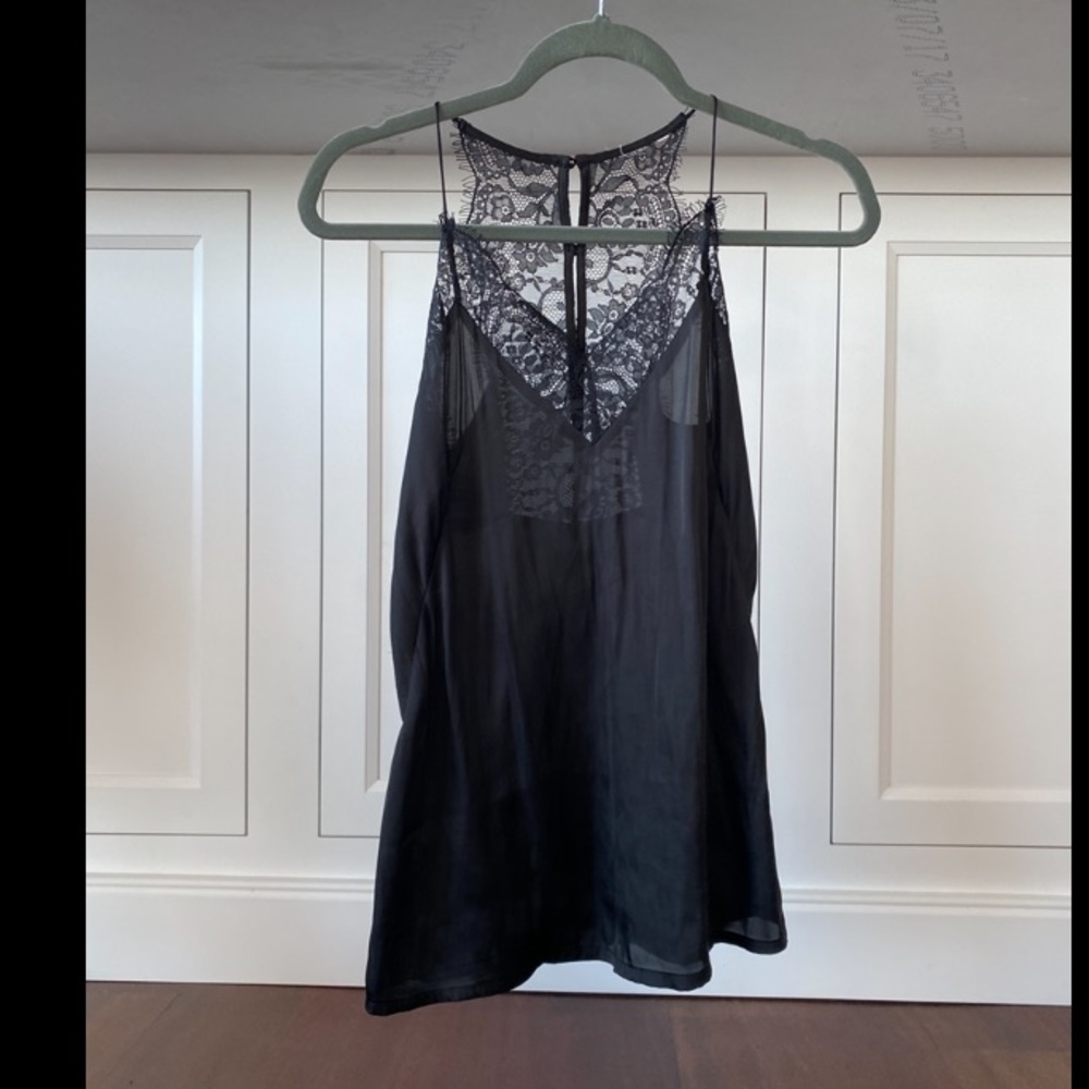 H&M Black Lace Camisole XS